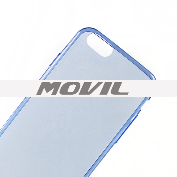 NP-2353 Ultra delgado transparente TPU funda para iPhone 6-10